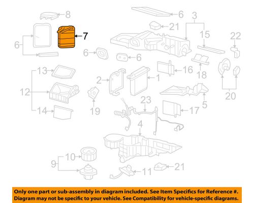 Gm oem-hvac heater core 89018297