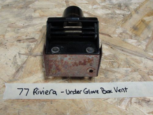 Oem 77 buick riviera dash under glove box a/c air conditioning heater vent