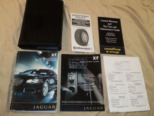 2008 jaguar xf car owners manual books navigation guide case all models