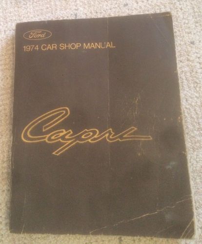 1974 mercury capri shop manual