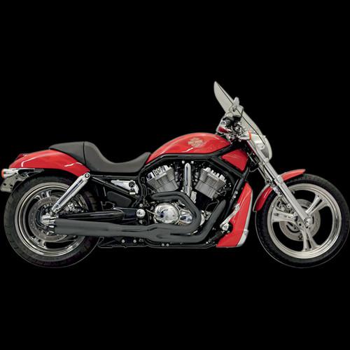 Road rage ii b1 power exhaust systems, black for 2002-2005 harley v-rod