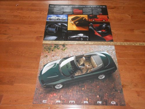 1994 chevrolet camaro original 17x22 showroom poster brochure, &#039;94 camaro