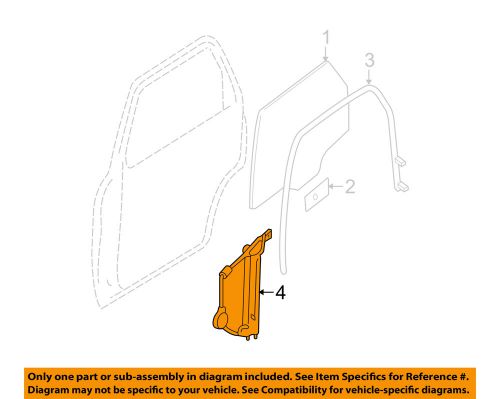 Ford oem rear door-window regulator 8l8z7827000a