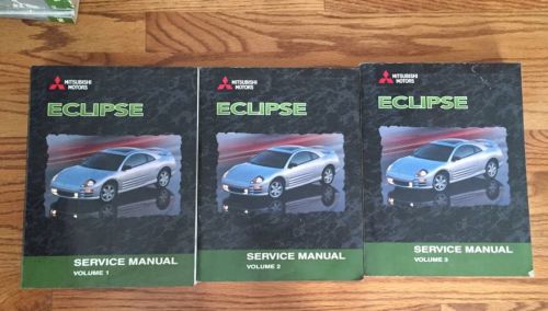 2000 mitsubishi eclipse factory service manual 3 volume set