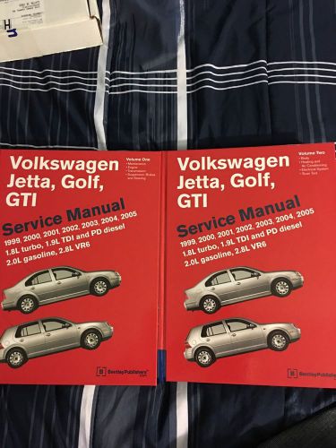 Used but new vw mk4 bentley manual 2 volume set 1.8 1.9 2.0 2.8