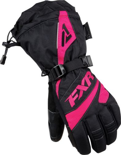 Fxr fusion womans gloves black/fuchsia