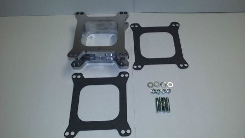 Carburetor aluminum 2 inch open spacer edelbrock/holly/demon/ford/chevy/hotrod