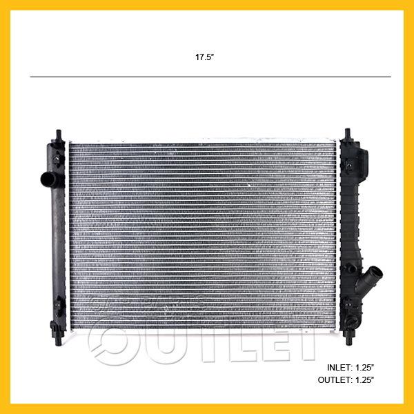 09 10 11 chevy aveo 5 aveo5 radiator 1.6l 4l a/t w/toc pontiac g3 2009-2011 new