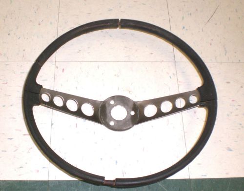 1960s-volvo 1800 p1800 1800s p1800s, two spoke steering wheel.