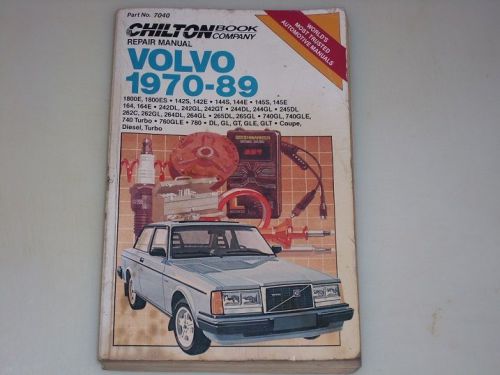 1970 1989 volvo chilton&#039;s 502 page repair manual #7040 automobile car all model