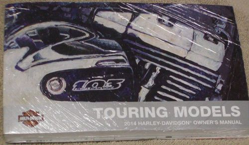 2014 harley-davidson touring owners manual kit 14 new hd113