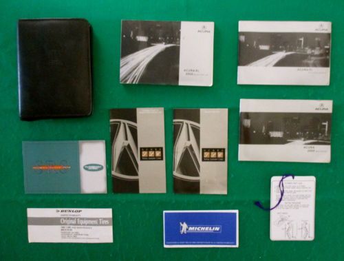 2002 02 acura rl owners manual &amp; navigation manual, near new,u17b