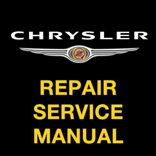 Chrysler pacifica 2004 2005 2006 2007 2008 factory repair service manual