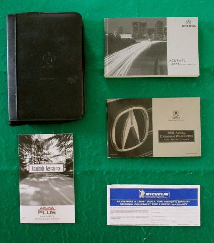 2001 01 acura tl owners manual, near new, q14c