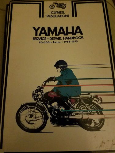 Clymer service manual yamaha 90-200cc twins 1966-1975