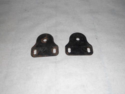 76-95 jeep cj5 cj7 &amp; wrangler yj inside lower windshield bracket pair used black