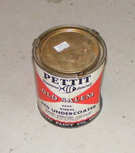 A664 can of pettit old salem paint 6644 vinyl red undercoater nos