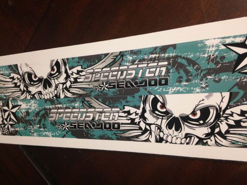 Ng graphic kit decal boat sportster sea doo speedster sportboat wrap dark water