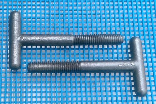 1934-1939 chevy &amp; gm fuel tank tee bolts 3/8&#034;-16 thread, 3-3/4&#034;long for gas tank