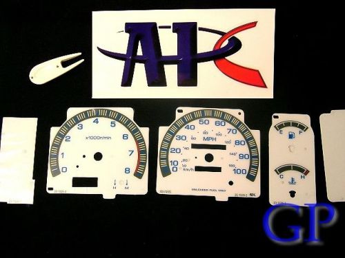 Nissan hardbody 93-98 white face gauges 94 95 96 97 bl