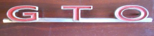 Vintage gto emblem