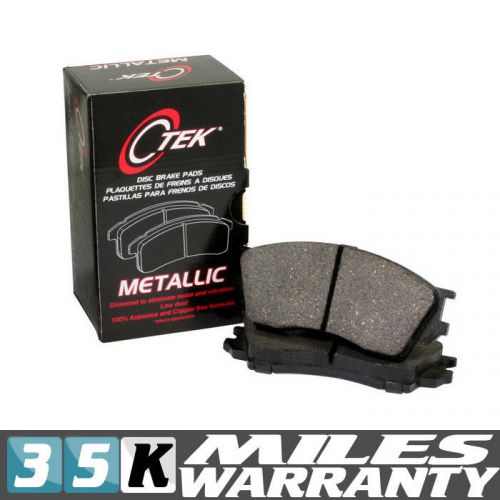 New complete set rear brake pad centric 102.1082 fits ford mustang metallic