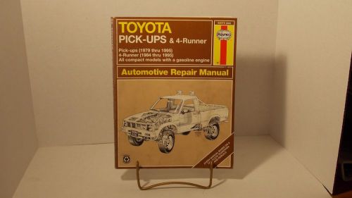 Toyota pick-ups &amp; 4-runner haynes repair manual 1979 - 1995 mod. #656 (92075)
