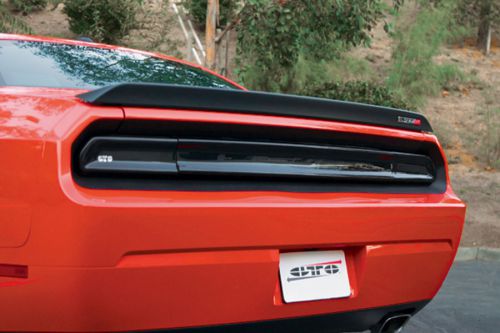 08-14 dodge challenger rt gts acrylic taillight center panel covers smoke 3pc