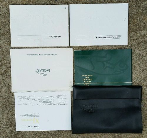 02 2002 jaguar xj series/xj8/xj/vdp owners manual