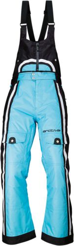 Arctiva gem s6 womens insulated snowmobile bibs light blue 2xl