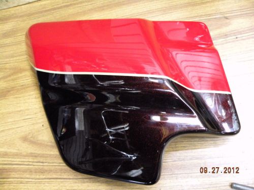 Side frame cover harley cherry red sunglo/merlot touring fl classic ultra