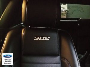 1994-1998 ford mustang headrest/seat 302 decals - only leather seats