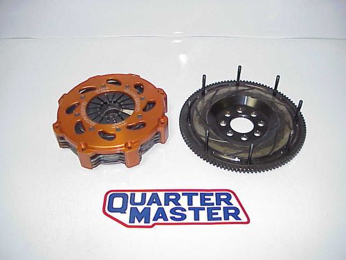 Quartermaster gold 29 spline triple disc clutch &amp; 110 tooth flywheel chevy r07