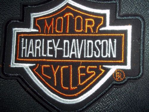 Iron on patch harley davidson 5 x 4 inchs