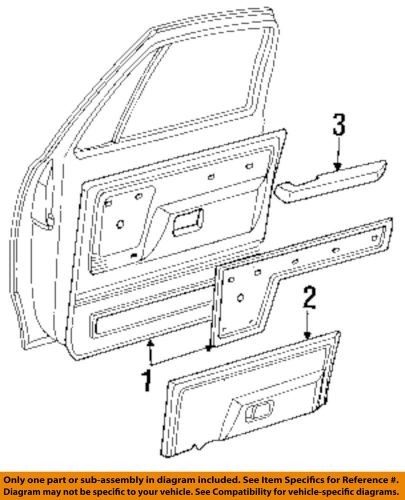 Dodge chrysler oem 90-93 ramcharger-arm rest left l875js8