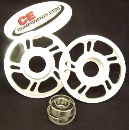 Billet 6&#034; upper idler wheels for 08 ans up skidoo snowmobile