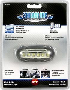 Shoreline marine white l.e.d. underwater light