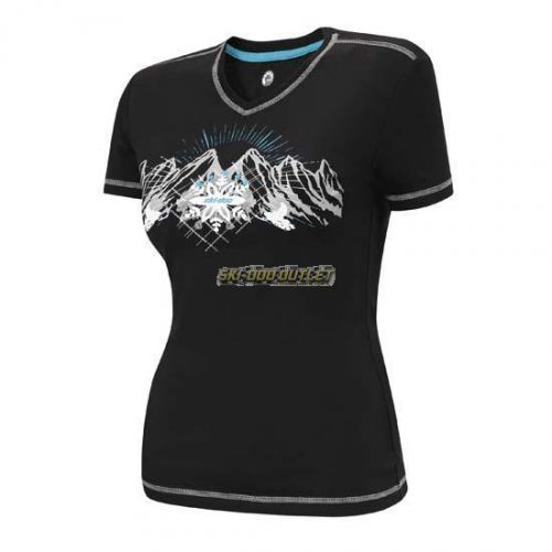 Ski-doo  ladies muskoka t-shirt  - black