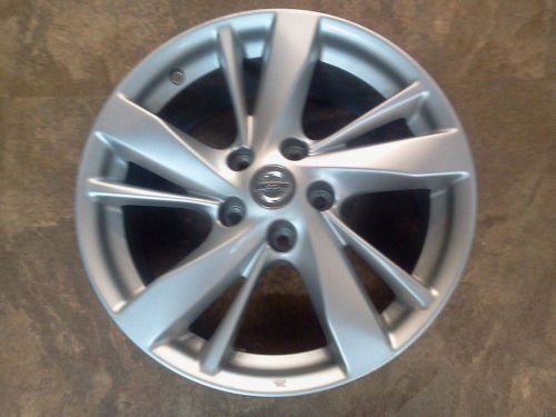 17&#034; factory alloy rim  -  nissan altima  /  2013  2014  2015  /  with center cap