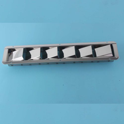 Stainless steel louvered boat hull vent for 2 pieces l12-7/8&#034;*w3&#034;*h1-1/4&#034;