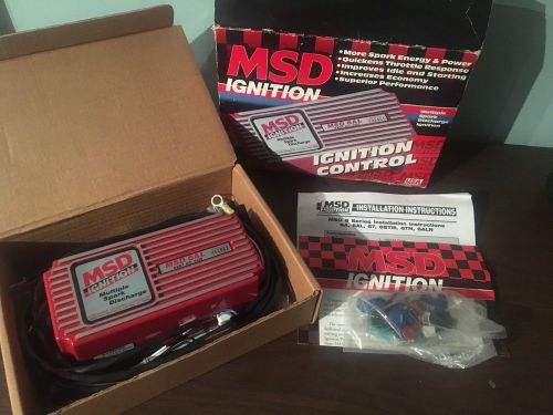 Msd 6al 6420 multiple spark discharge ignition unit / box with rev limiter