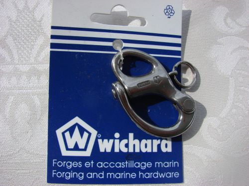 Wichard fixed eye forged s/s snap shackle part number 2471 nos