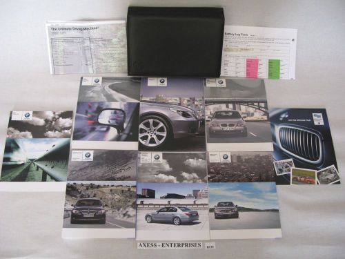 2006 bmw e60 5 series 525i 530i 550i 525xi 530xi owners manuals books set # b135