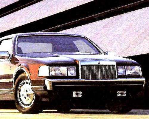 1987 lincoln mark vii factory brochure-bill blass &amp; lsc