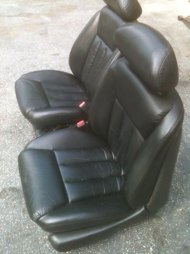 94-96 infiniti q45 black leather front seats