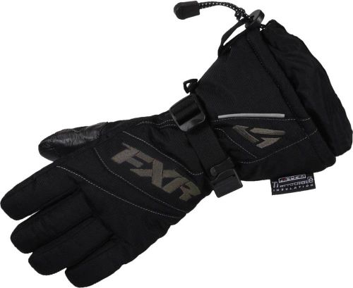 New fxr-snow fusion adult women&#039;s waterproof gloves, black/charcoal-gray, xl