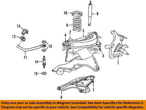 Dodge chrysler oem 02-08 ram 1500 front-lower ball joint 5072958ac