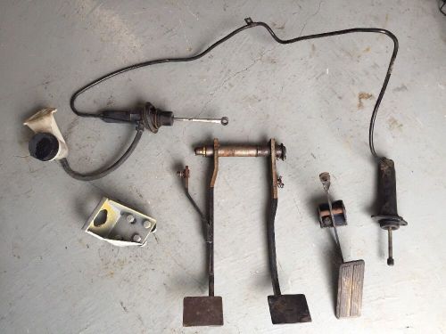 1989-1993 dodge ram hydraulic brake &amp; clutch pedal assembly gas cummins diesel