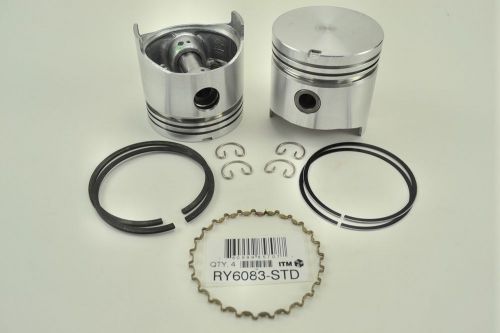 Engine piston kit itm ry6083-std fits 69-79 toyota corolla 1.2l-l4