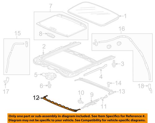 Honda 70500t7wa01 air deflector